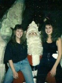 Santa asked them to sit on his lap.